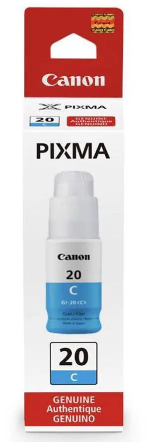 Canon Canon GI-20 MegaTank Ink - Inkjet - Cyan - 1 Each