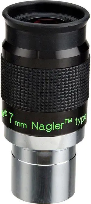 Tele Vue EN6070 7mm Nagler 6 1.25in Field Eyepiece, 82