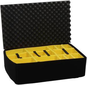 Pelican 1655 Padded Divider Set for 1650 Cases - Yellow/Black #016500-4050-000