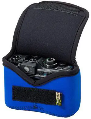 LensCoat Neoprene BodyBag Small, Designed for a Point & Shoot Camera - Blue