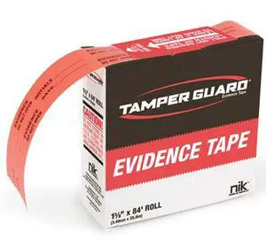 Safariland Tamper Guard Evidence Tape, 1.25"x84' #BD2100