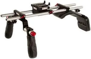Shape DSLR Kirk Neff Rig, Includes DSLR Kirk Neff Baseplate 2.0, Quick Handle Rod Block, Mini Composite Shoulder Pad, Back Pad, 15mm Rods