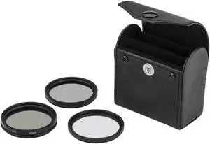 ProOPTIC 43mm Digital Essentials Filter Kit with UV/CPL/ND2 Filters and Pouch