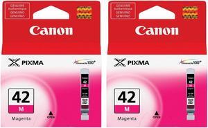 Canon CLI-42 Magenta Ink Cartridge, 2-Pack #6386B002 2