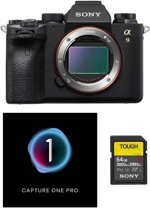 Sony Alpha a9 II Mirrorless Digital Camera Body with Capture One, 64GB SD Card