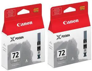 Canon PGI-72GY Gray Ink Tank, 2-Pack