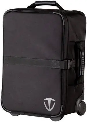 Tenba Attache 2214W Transport Air Wheeled Case for DSLR Camera, 7 Lenses & Flash, Black