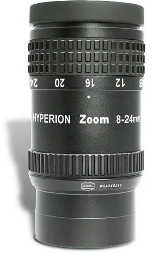 Baader Planetarium MARK IV Hyperion Zoom and 2.25x Barlow Eyepiece, 8-24mm Focal Length