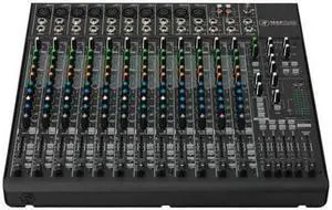 Mackie 16-Channel Compact 4-Bus Mixer, 3 EQ Bands, 128.5 dB Dynamic Range with Headphone & XLR Cable
