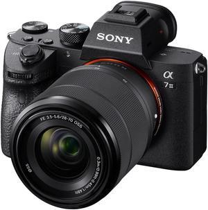 Sony Alpha a7 III Camera w/FE 28-70mm f/3.5-5.6 OSS Lens, Bundle w/Accessory Kit