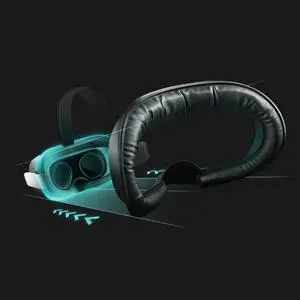 Rebuff Reality Face Foam Upgrade Set for Quest 2, Black #WLPUFC2BLK