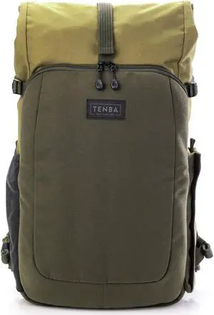 Tenba Fulton V2 16L Backpack for Mirrorless or DSLR Camera, Tan/Olive #637-737