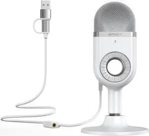 SmallRig simorr Wave U1 USB Condenser Microphone (White)