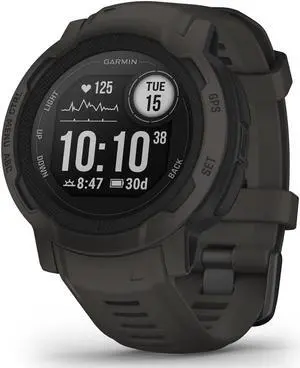 Garmin Instinct 2S - Standard Edition, Graphite | GPS Smart Watch 010-02563-10 Garmin Instinct 2S - Standard Edition, Graphite | GPS Smart Watch 010-02563-10