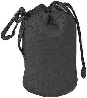 LensCoat Soft Neoprene LensPouch Bag, Small (3.2"D X 6"L) - Black LensCoat Soft Neoprene LensPouch Bag, Small (3.2"D X 6"L) - Black