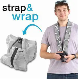 miggo Strap and Wrap Mirrorless (CSC) - Pebble Road #MW SR-CSC PR 50