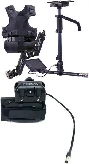SteadiCam AERO Sled with 7" Monitor, A-15 Arm and Vest With SteadiCam Panasonic D28 Battery Mount