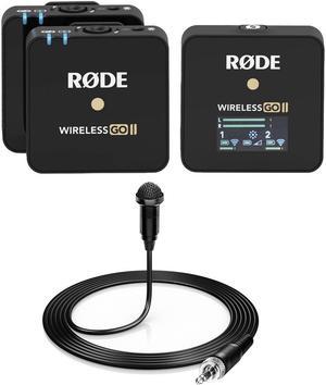 Rode Wireless GO II Compact Microphone System w/2x Tx & 1x Rx with Lavalier Mic