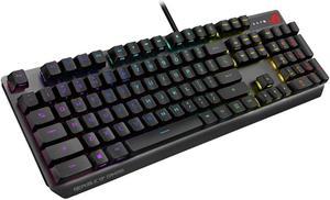 ASUS XA05 ROG Strix Scope RX/BL/US Mechanical Gaming Keyboard with ROG NX Blue Optical Mechanical Switches