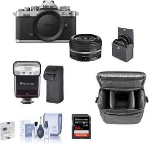 Nikon Z fc DX-Format Mirrorless Camera w/28mm f/2.8 Lens, Bundle w/Accessory Kit
