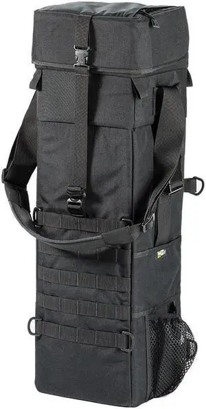 LensCoat 3Xpandable Long Lens Bag, Black #LLB3XBK