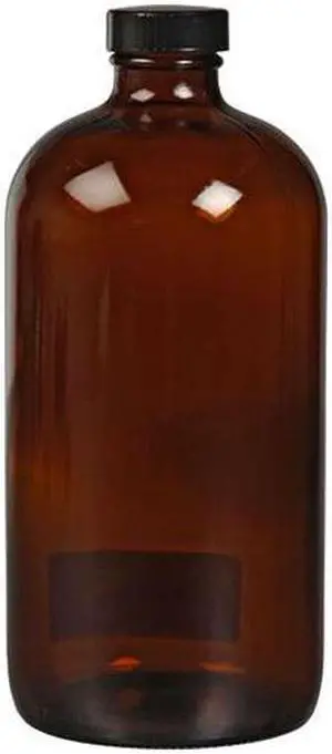 Photographers' Formulary 1000ml Glass Bottle with Narrow Mouth, Amber #50-1200 Photographers' Formulary 1000ml Glass Bottle with Narrow Mouth, Amber #50-1200