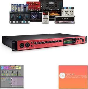 Focusrite Clarett+ 8Pre 8-Ch 18-In/20-Out Audio Interface,S/W Suite for PC & Mac