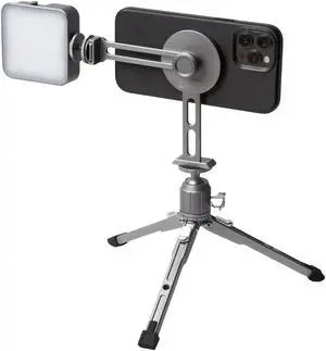 NiSi Explorer MX-KIT Magnetic Tripod Phone Mount w/Table Top Tripod & LED Light