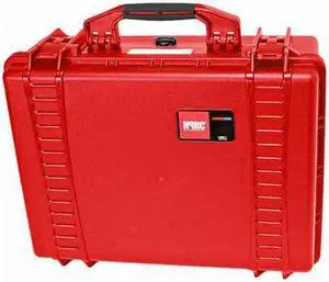 HPRC Amre 2500 Watertight Hard Case, Cubed Foam, Red #HPRC2500CUBRED