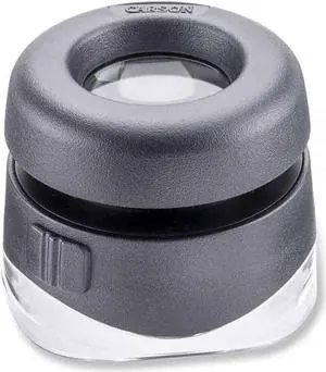 Carson LH-50 VersaLoupe 10x Power LED Lighted Focusing Loupe Magnifier