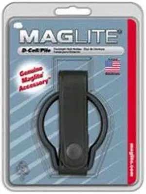 MAGLITE ASXD056K Flashlight Holster,Black,3-5/8 in. H