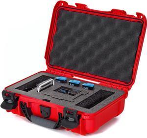 Nanuk 909 Waterproof Hard Case with Foam Insert for GoPro Hero 9 and 10, Red