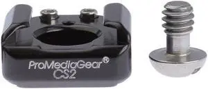 ProMediaGear CS2 1/4"-20 Screw to Cold Shoe Adapter, 2 Pack #CS2X2