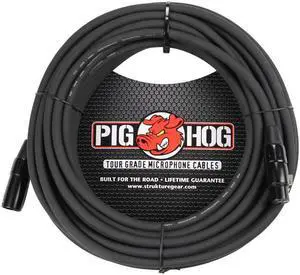 Pig Hog 50' 8mm XLR Microphone Cable #PHM50
