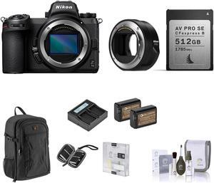 Nikon Z 7II Mirrorless Camera with FTZ II Adapter, 512GB Cfexpress Card Kit