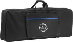 H&A Deluxe Gig Bag for 61 Key Keyboards #HA61KYB