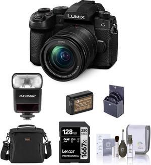 Panasonic Lumix G95 Mirrorless Camera with 12-60mm Lens with Flash Kit