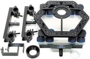 DanaDolly Hi Hat Universal Kit, Includes Slider Adapter Plate with Wheels, 2x Universal Track Ends, Center Support, Anti-Tip Kit, 100mm Adapter