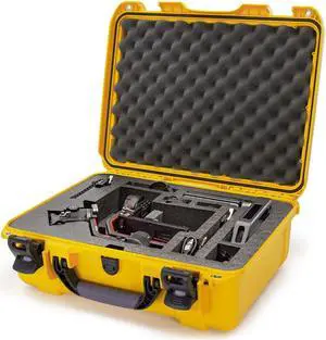 Nanuk 930 Waterproof Hard Case w/Foam Insert for DJI RS 3/RS 3 Pro Combo, Yellow