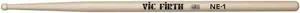 Vic Firth American Classic NE-1 Series Drumstick, US Hickory, Lacquer, Pair #NE1