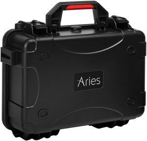 Aries Waterproof Hard Shell Carrying Case for DJI Mini 3 and Mini 3 Pro, Black