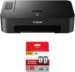 Canon PIXMA TS202 Inkjet Printer with PG-243 Black, CL-244 Color Ink Cartridges