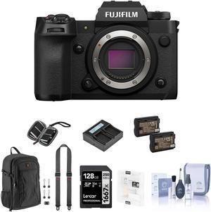 Fujifilm X-H2 Mirrorless Digital Camera Body, Black with Complete Kit