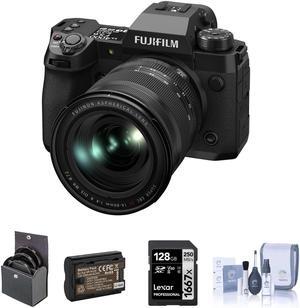 Fujifilm X-H2 Camera with XF 16-80mm f/4.0 R OIS WR Lens with Accessories Kit