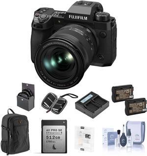 Fujifilm X-H2 Camera with XF 16-80mm f/4.0 R OIS WR Lens with CFexpress Kit