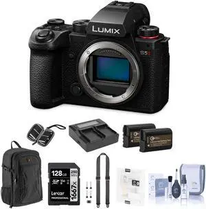 Panasonic Lumix S5 II Mirrorless Camera, Bundle with Accessory Kit #DCS5M2BODYCK