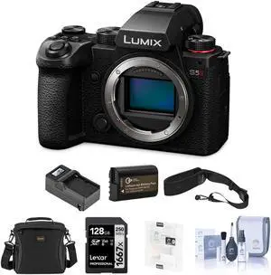 Panasonic LUMIX S5 II Mirrorless Digital Camera Body with Essential Kit