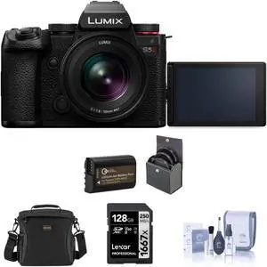 Panasonic Lumix S5 II Camera w/ Lumix S 20-60mm f/3.5-5.6 Lens & Included Value