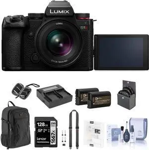 Panasonic LUMIX S5 II Camera w/ Lumix S 20-60mm f/3.5-5.6 Lens, Complete Kit