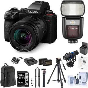 Panasonic LUMIX S5 II Camera w/ Lumix S 20-60mm f/3.5-5.6 Lens, Photography Kit